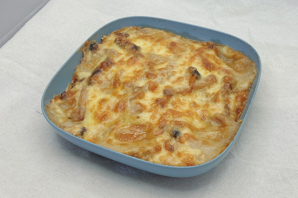 cosaraで餅グラタン